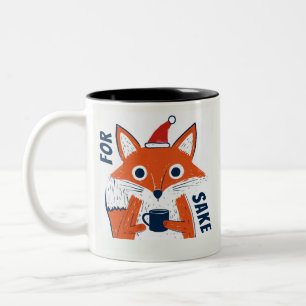 Lustigt för Fox Sake Två-Tonad Mugg