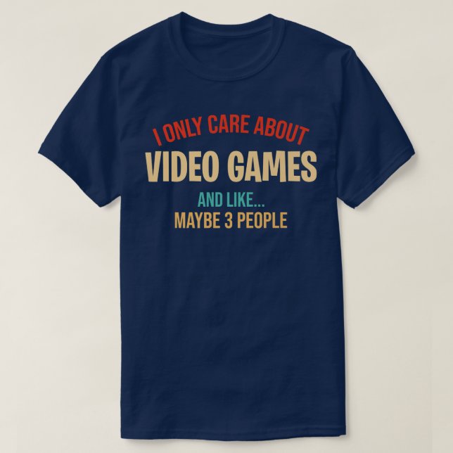 Lustigt För manar spelfilm - jag bryr mig bara om  T Shirt (Design framsida)