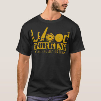 Lustigt för Woodworking Contrader Builder T Shirt