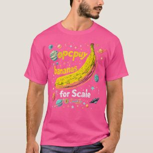 Lustigt förekommande bananer för astronomiförbud t shirt
