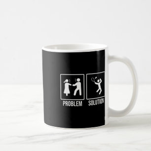 Lustigt förhållande och Badminton Kaffemugg