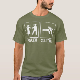 Lustigt förhållande och Bassäng Billard T Shirt