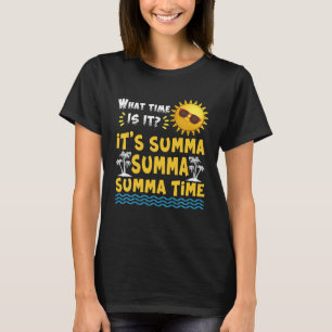 Lustigt förra dagen, sommartid i Handflatan Träd T Shirt