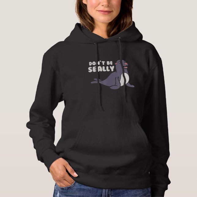 Lustigt, försegla inte t shirt (Framsida)