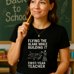 Lustigt första året Tröja för lärare, Cute Teachin