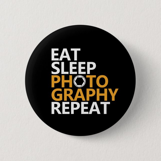 Lustigt fotograf Eat-vilofotografi Upprepa Knapp (Framsida)