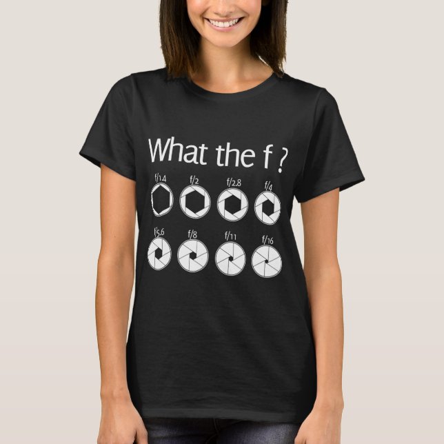 Lustigt fotograf vad F T Shirt (Framsida)