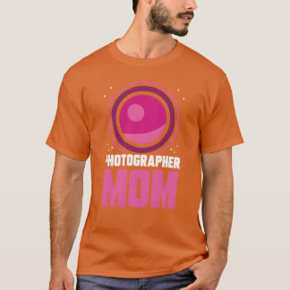 Lustigt fotografi av foto Mamma Camera Mor T Shirt