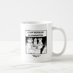 Lustigt Frakt Modell Tecknad Mugg! Kaffemugg