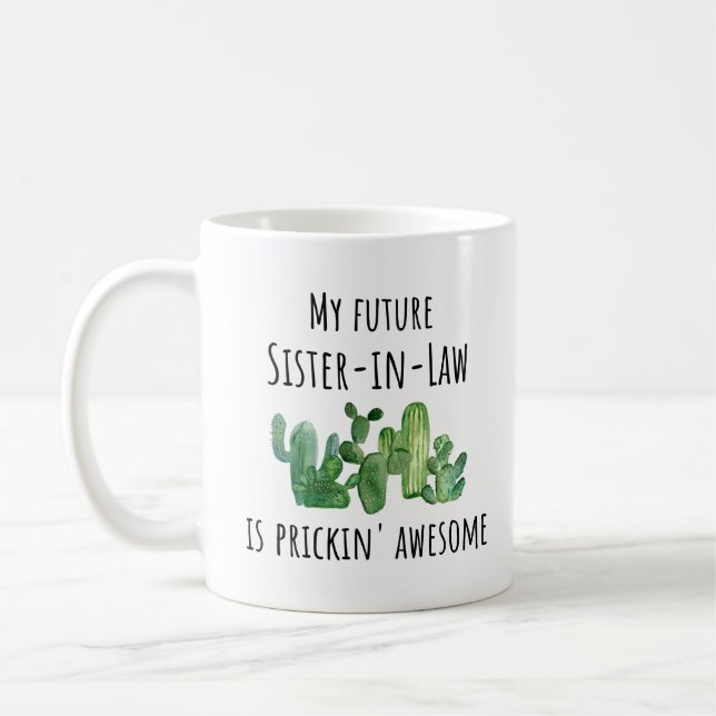 Lustigt framtida ny syster i juridik, Gift Idea Mu Kaffemugg (Vänster)