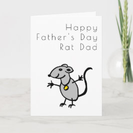 Lustigt från Råtta Fars dag Kort