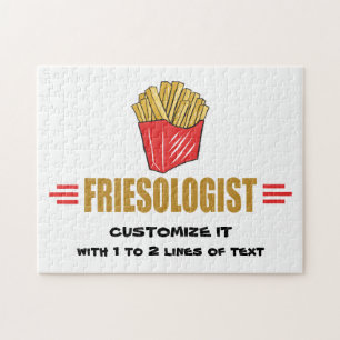 Lustigt Fransk Fries Pussel