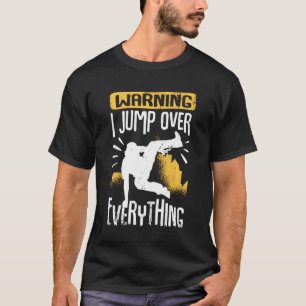 Lustigt Freerunning Freerunner Parkour Traceur Gif T Shirt
