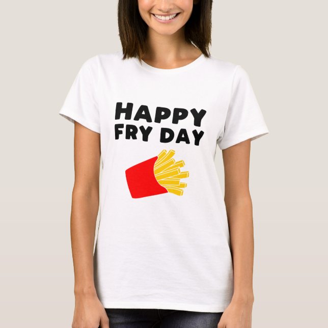 Lustigt Fries T-shirt (Framsida)