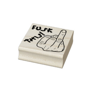 Lustigt frustrationsuttryck (falsk f-bomb) v1 stämpel