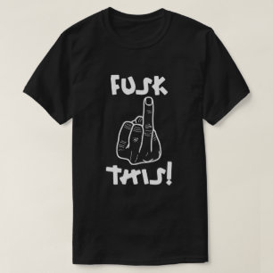 Lustigt frustrationsuttryck (falsk f-bomb) v1 t shirt