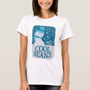 Lustigt fryst Coola Bönor Cute Tecknad Tee Shirt