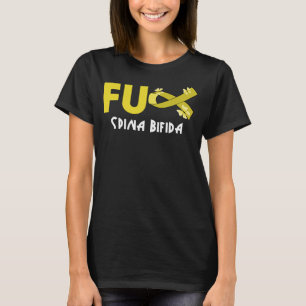 Lustigt fu spina bifida för spina bifida-krigare t shirt