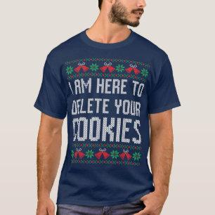 Lustigt ful Julsötare, dator Gäek Christm T Shirt