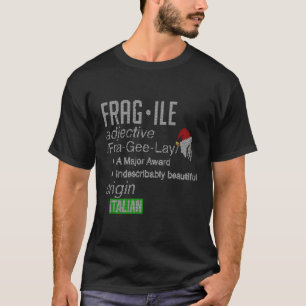 Lustigt fult Sticka för jul T Shirt