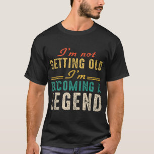 Lustigt gamla folk jag inte blir gammal blir jag t shirt