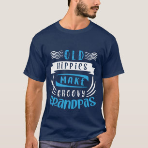Lustigt gammalhippies groovy Grandpas T Shirt