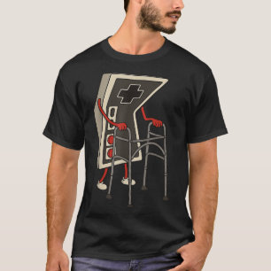 Lustigt gammalt spel Retro 80s 90s videospelsverkt T Shirt