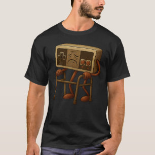 Lustigt gammalt spel Retro 80s 90s videospelsverkt T Shirt