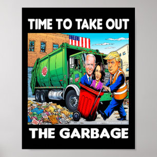 Lustigt Garbyge för trumman 2024 - tid att ta ut Poster