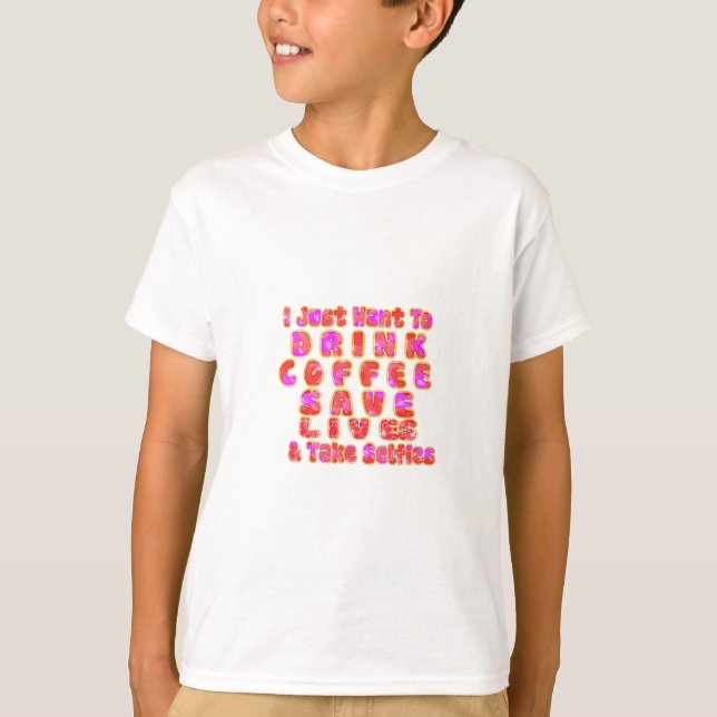 Lustigt gåvor till kaffe Älskare T-shirt (Framsida)