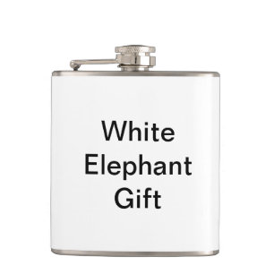 Lustigt generiskt vitt Elephant Gift Fickplunta