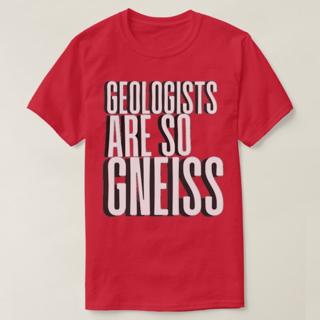 Lustigt geologi citerar lustig geolog t shirt (Design framsida)