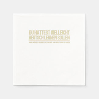 Lustigt german säger pappersservett