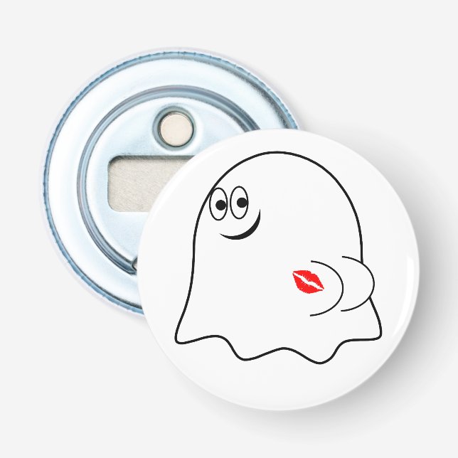 Lustigt Ghost emoji! Flasköppnare (Framsidan)