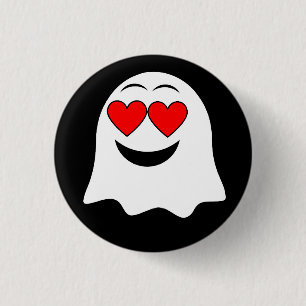 Lustigt Ghost emoji! Knapp