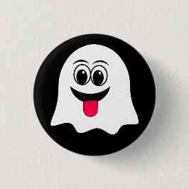 Lustigt Ghost emoji! Knapp