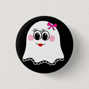 Lustigt Ghost emoji! Knapp