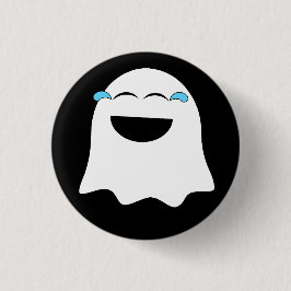 Lustigt Ghost emoji! Knapp