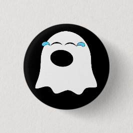 Lustigt Ghost emoji! Knapp