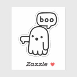 Lustigt Ghost of DisApproval Boo! Klistermärken