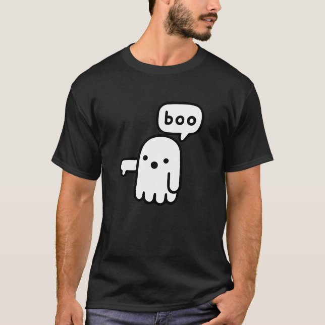 Lustigt Ghost of DisApproval Boo! T Shirt (Framsida)