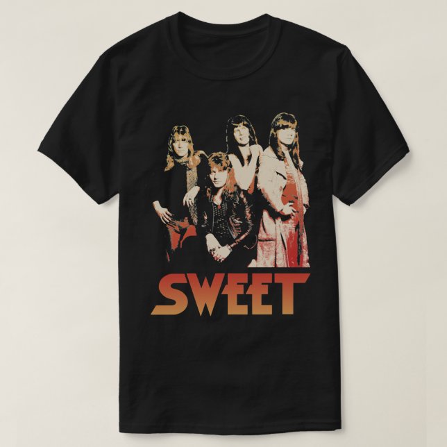 Lustigt gift åt det svenska Band Classic Fläkt T Shirt (Design framsida)