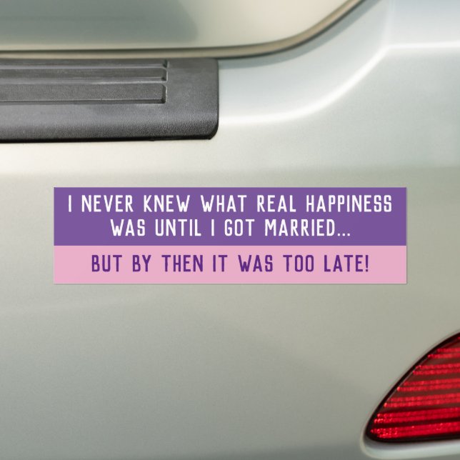 Lustigt gift för livsoffert - Bumper Sticker Bildekal (På Bil)
