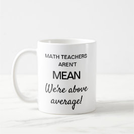 Lustigt gift för Math Teacher Coffee Mugg
