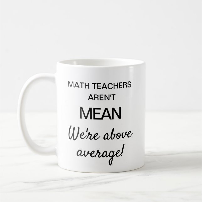 Lustigt gift för Math Teacher Coffee Mugg (Vänster)