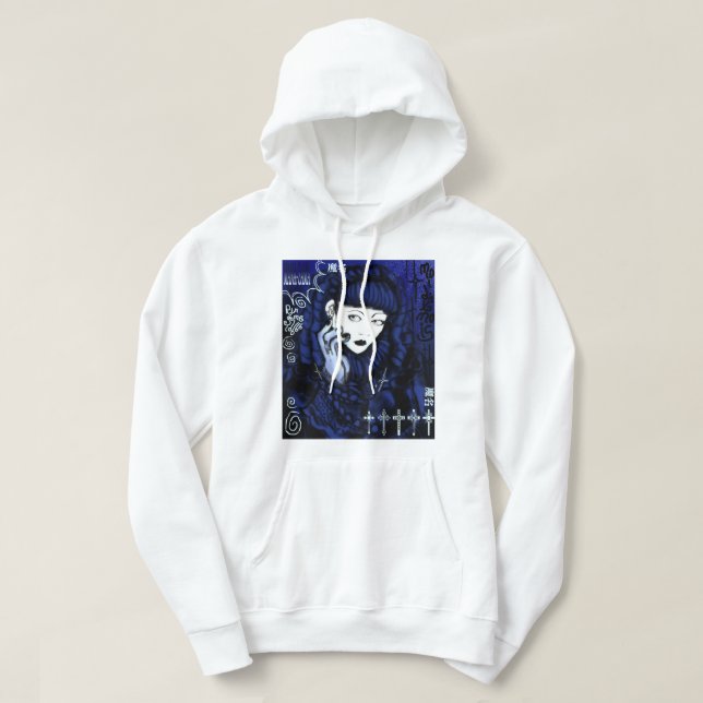 Lustigt gift för Vintage av kvartersmizer Hoodie (Design framsida)
