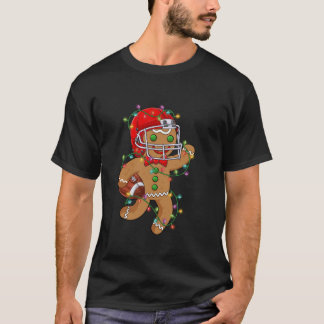 Lustigt Gingerbröd som spelar amerikansk Football  T Shirt