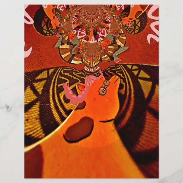 Lustigt Giraffe: En afrikansk karm i Kaleidoscopic (Framsida)