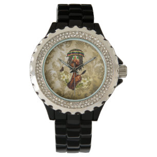 Lustigt giraffe, jag är en hippie-avkastare armbandsur