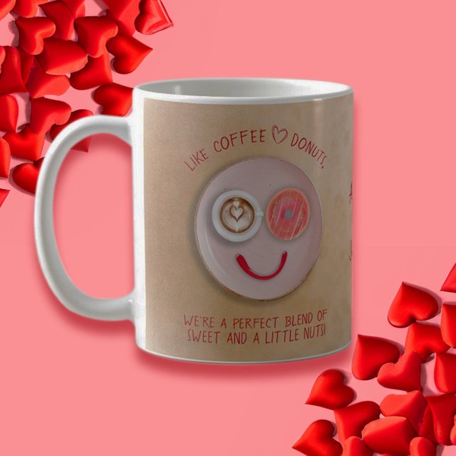 Lustigt glad Alla hjärtans dag Kaffemugg (Funny Happy Valentine's Day Coffee Mug)